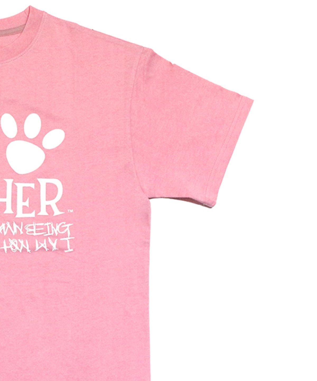 아임낫어휴먼비잉(I AM NOT A HUMAN BEING) HBXPP Mixed Basic Logo 1 T-Shirt - Pink
