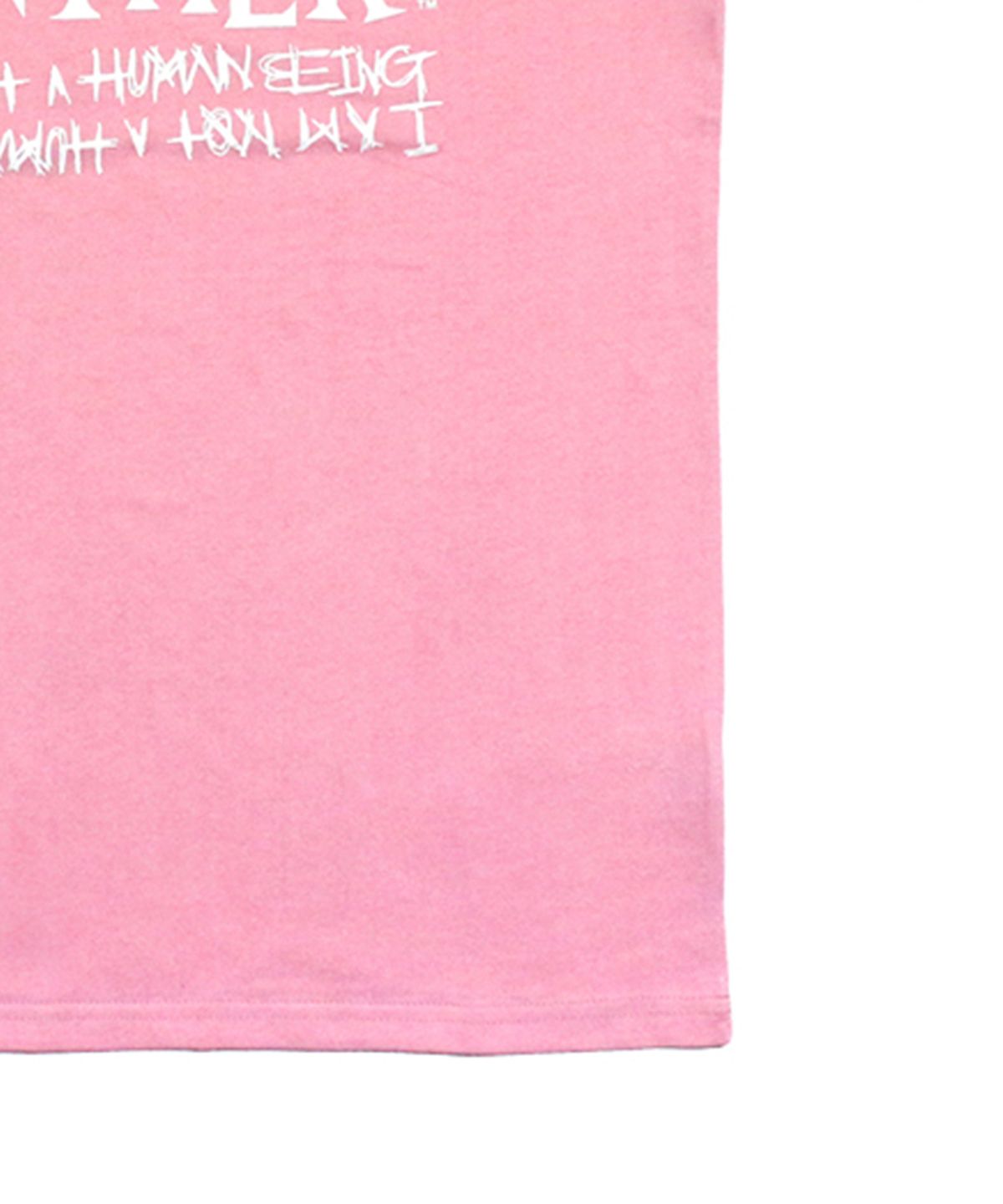아임낫어휴먼비잉(I AM NOT A HUMAN BEING) HBXPP Mixed Basic Logo 1 T-Shirt - Pink