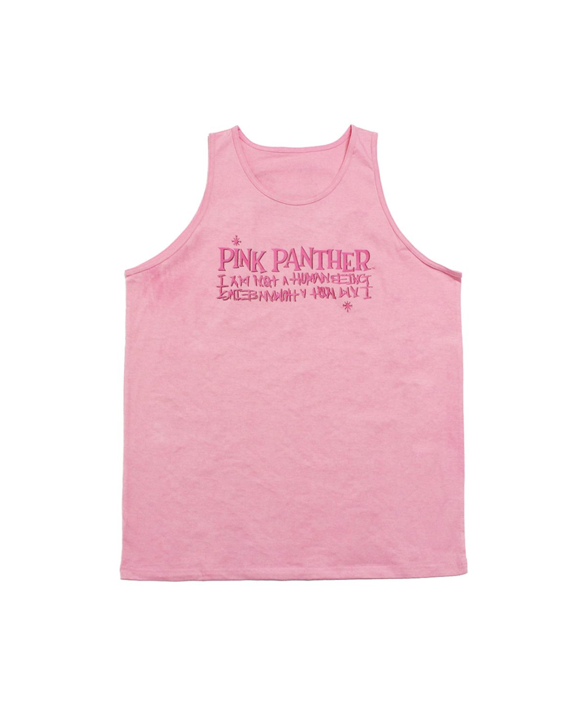 아임낫어휴먼비잉(I AM NOT A HUMAN BEING) HBXPP Mixed Basic Logo 2 Tank Top - Pink
