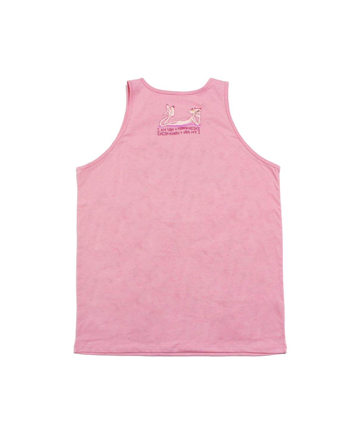 아임낫어휴먼비잉(I AM NOT A HUMAN BEING) HBXPP Mixed Basic Logo 2 Tank Top - Pink