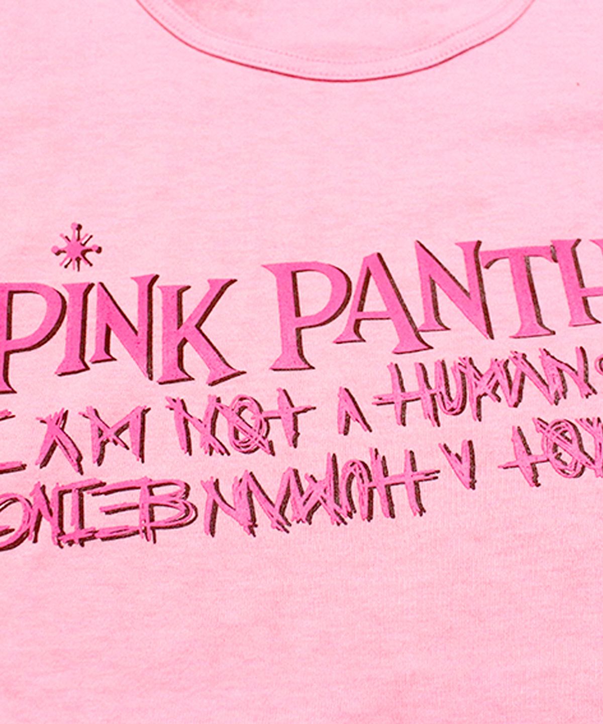 아임낫어휴먼비잉(I AM NOT A HUMAN BEING) HBXPP Mixed Basic Logo 2 Tank Top - Pink