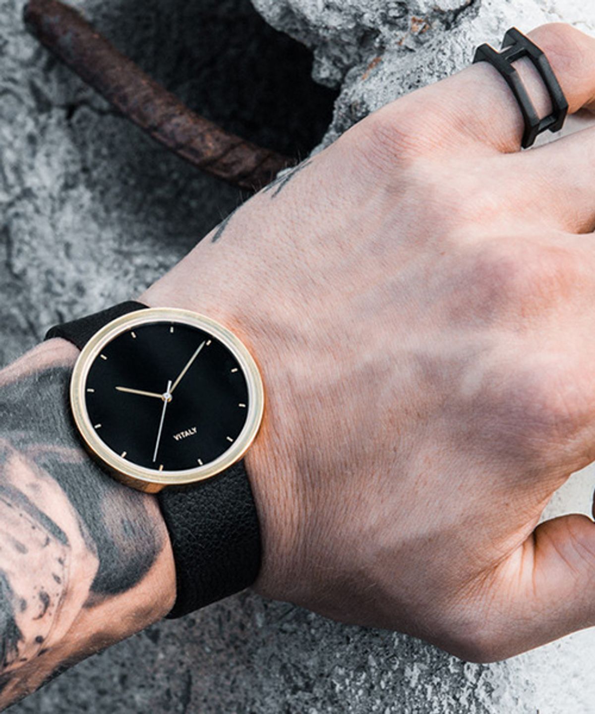 비탈리(VITALY) Soho x 골드 [LEATHER]