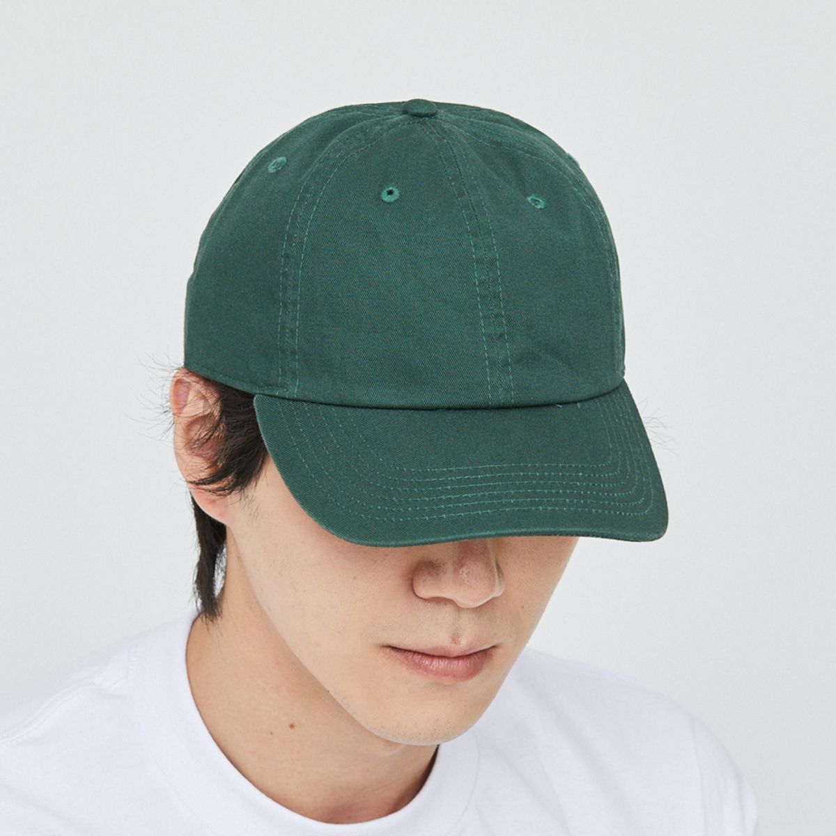 뉴해튼(NEWHATTAN) 워싱 볼캡 (dark green)
