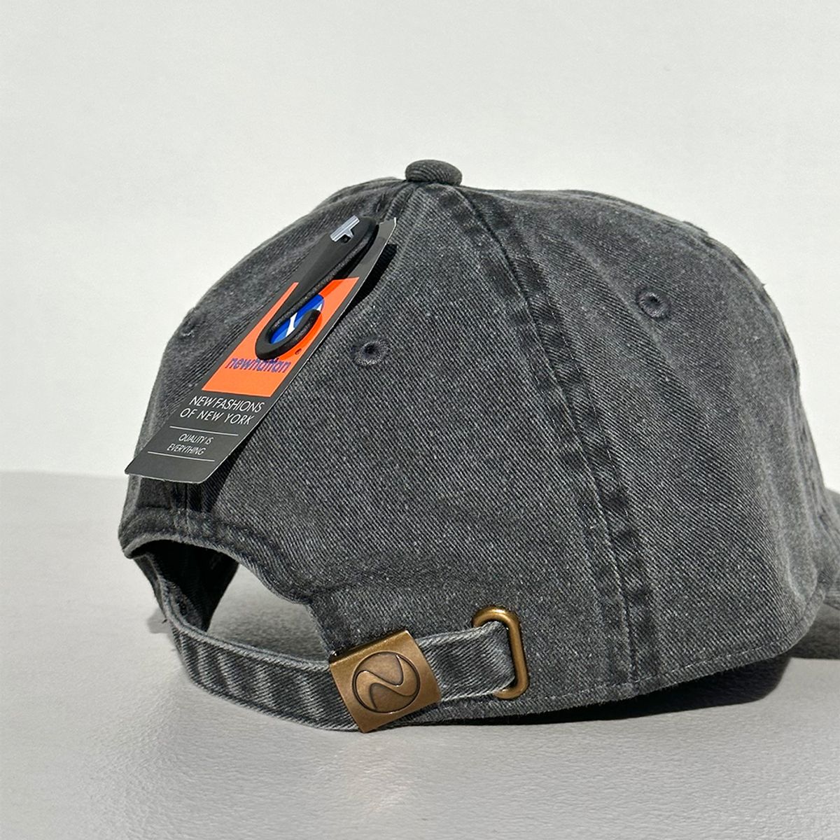 뉴해튼(NEWHATTAN) 빈티지 워싱 볼캡 (black)