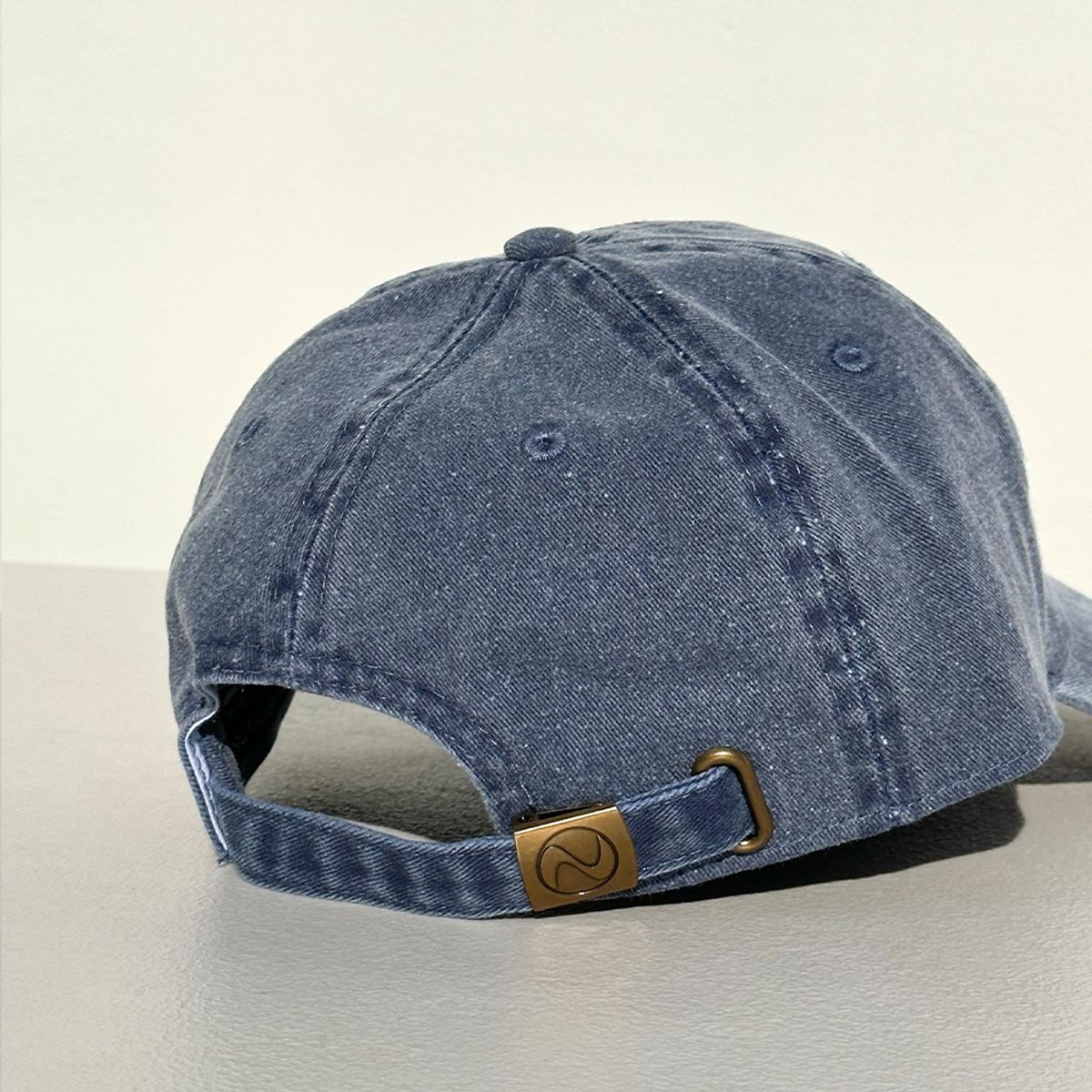 뉴해튼(NEWHATTAN) 빈티지 워싱 볼캡 (blue)