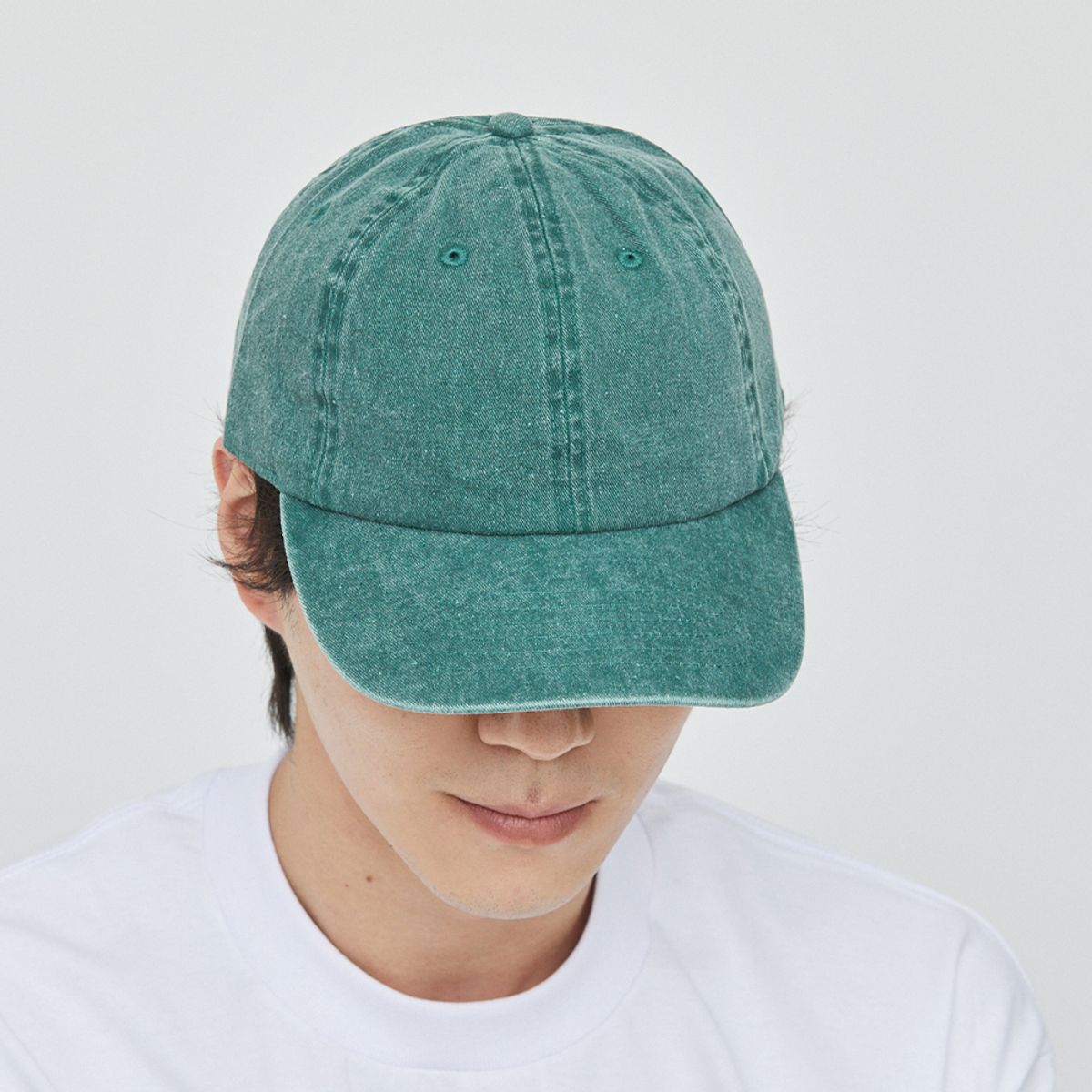 뉴해튼(NEWHATTAN) 빈티지 워싱 볼캡 (green)