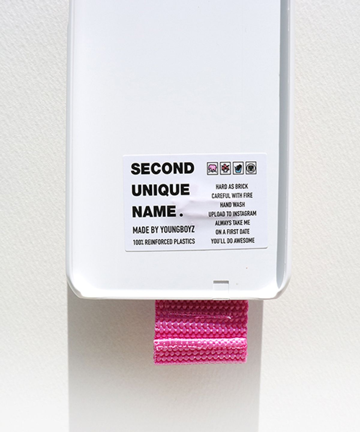 세컨드유니크네임(SECOND UNIQUE NAME) SUN CASE FINGER hood WHITE (NYLON)