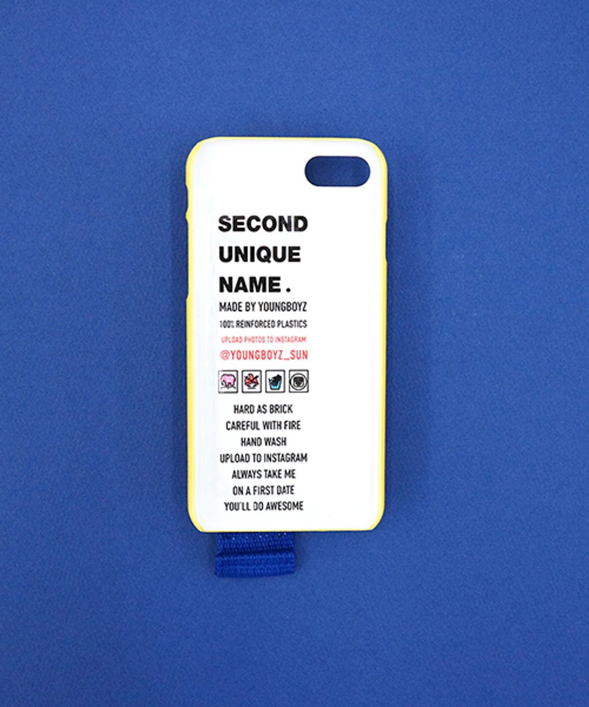 세컨드유니크네임(SECOND UNIQUE NAME) SUN CASE YELLOW BLUE (CARD)