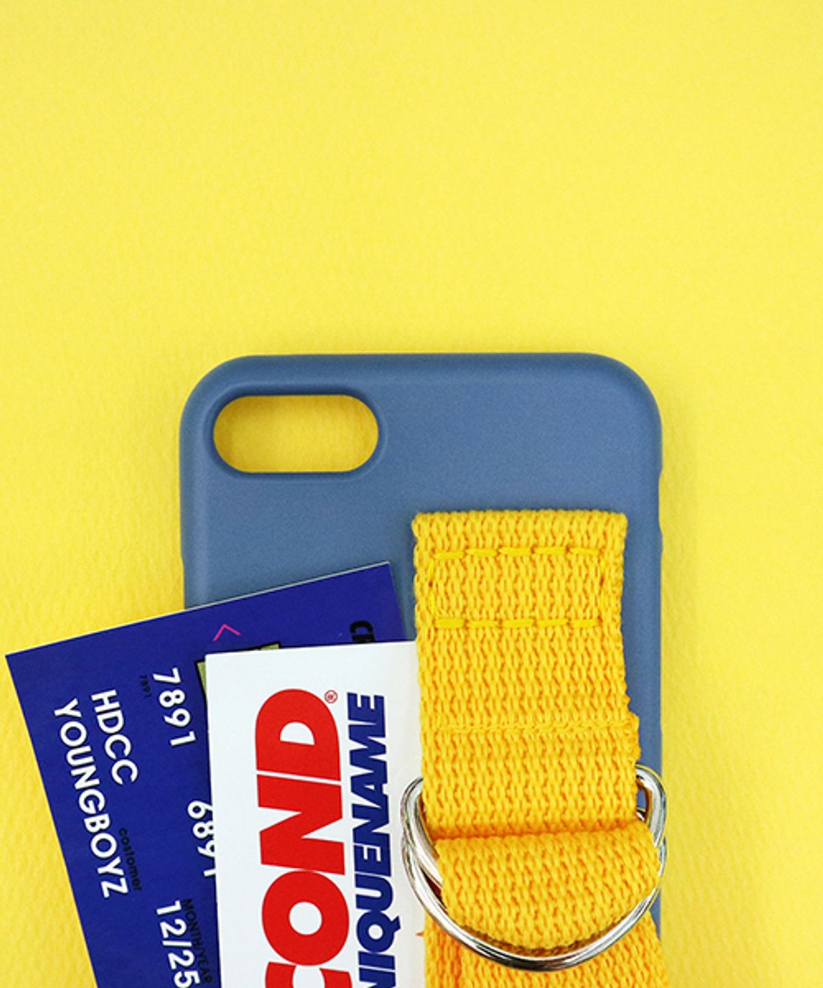 세컨드유니크네임(SECOND UNIQUE NAME) SUN CASE RIVER BLUE YELLOW (CARD)