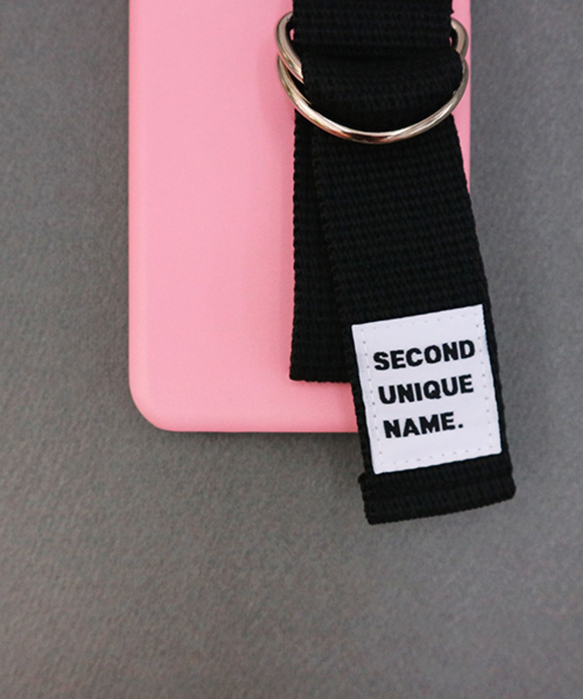 세컨드유니크네임(SECOND UNIQUE NAME) SUN CASE LIGHT PINK BLACK (CARD)