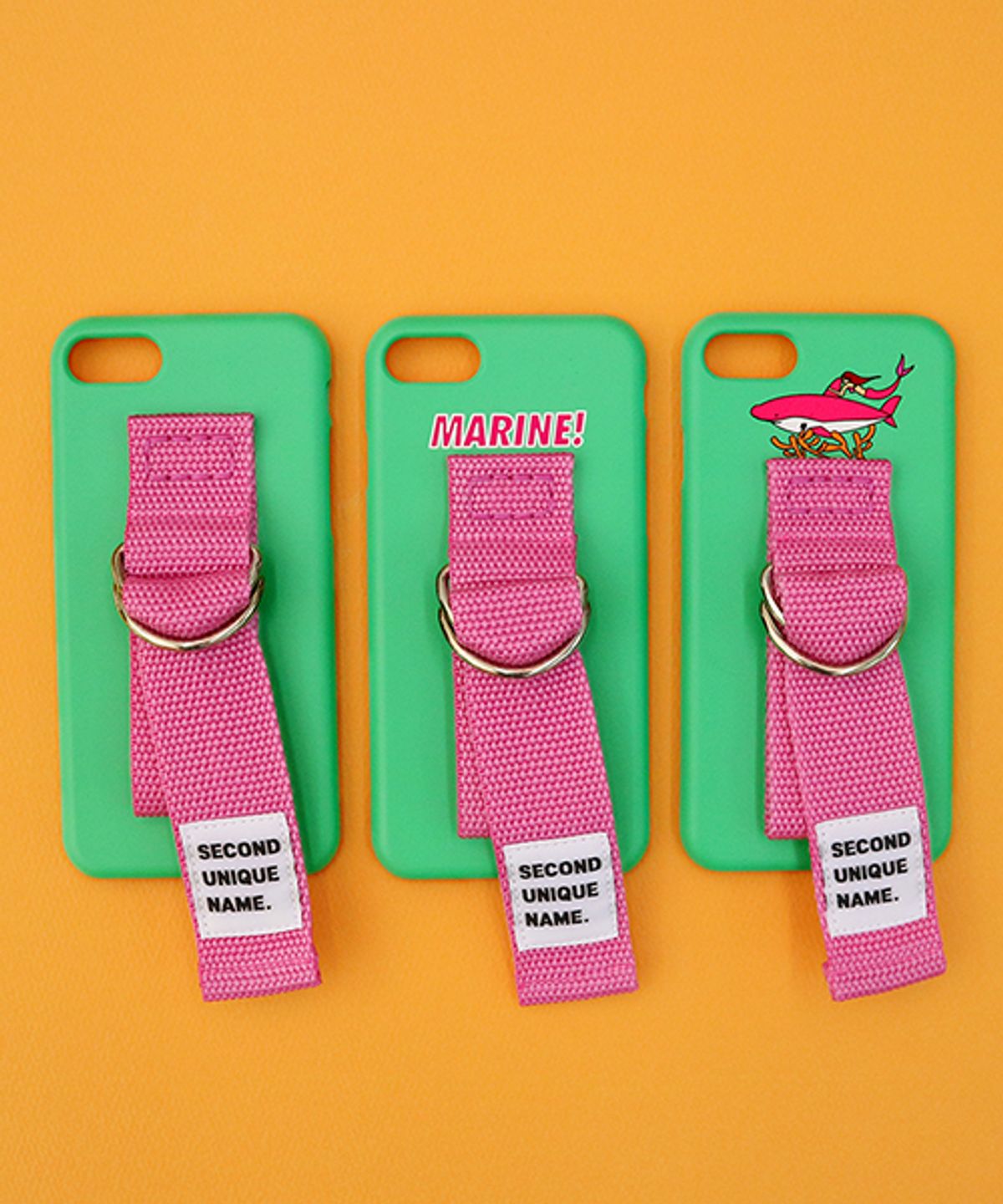 세컨드유니크네임(SECOND UNIQUE NAME) SUN CASE MINTGREEN PINK (NONE)