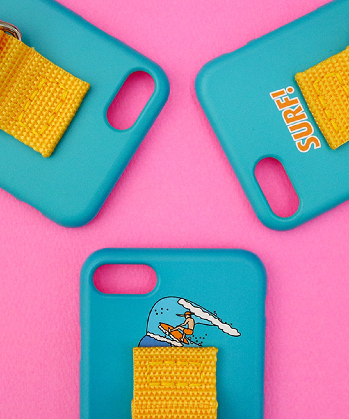 세컨드유니크네임(SECOND UNIQUE NAME) SUN CASE SKYBLUE YELLOW (ILLUST)