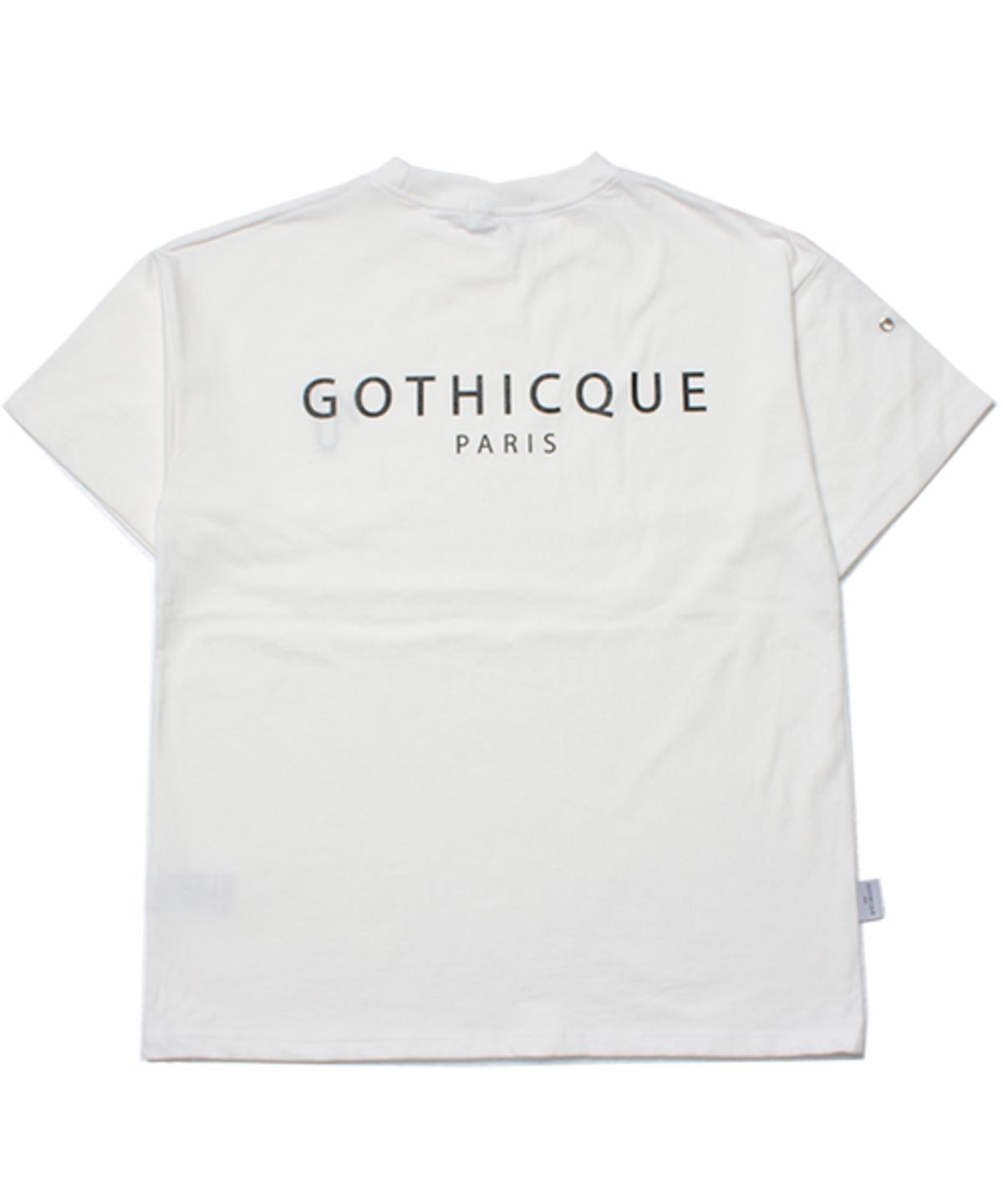 고디크(GOTHICQUE) 베이직로고티셔츠 화이트