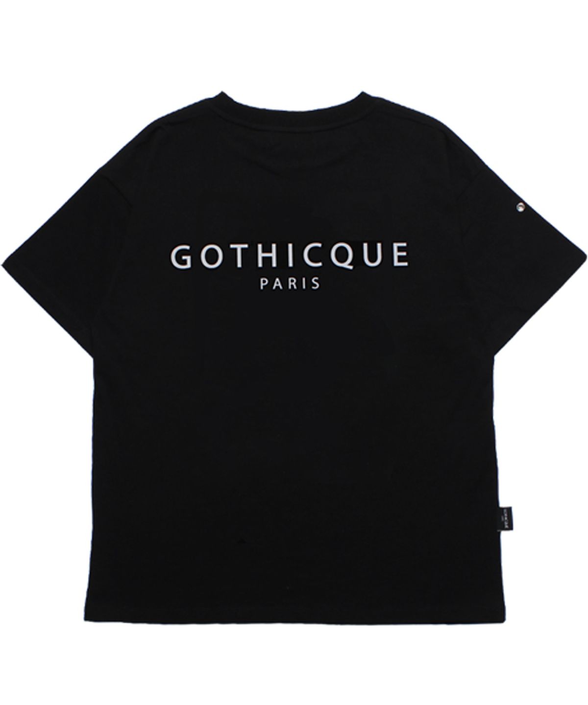 고디크(GOTHICQUE) 베이직로고티셔츠 블랙