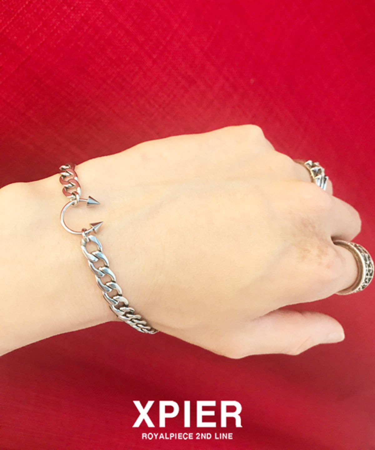 엑스피어(XPIER) 엑스피어 x-3br003  체인팔찌 무알러지