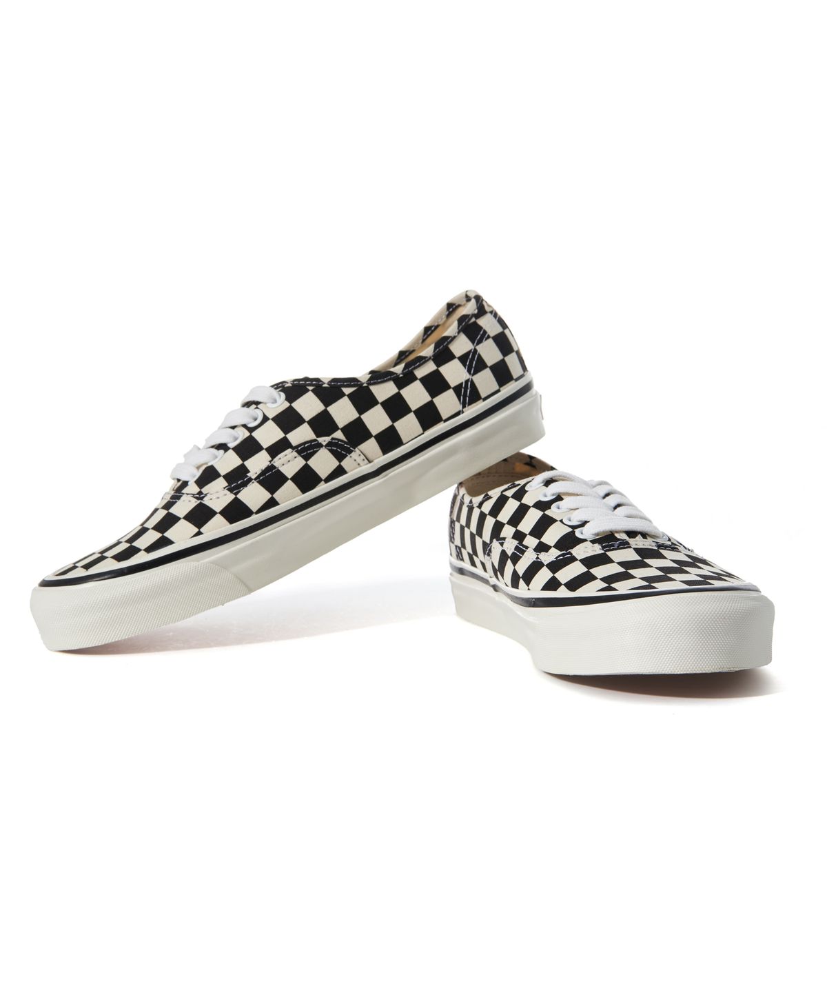 반스(VANS) 어센틱 44 DX - (애너하임 팩토리) 블랙/체크/ VN0A38ENOAK1
