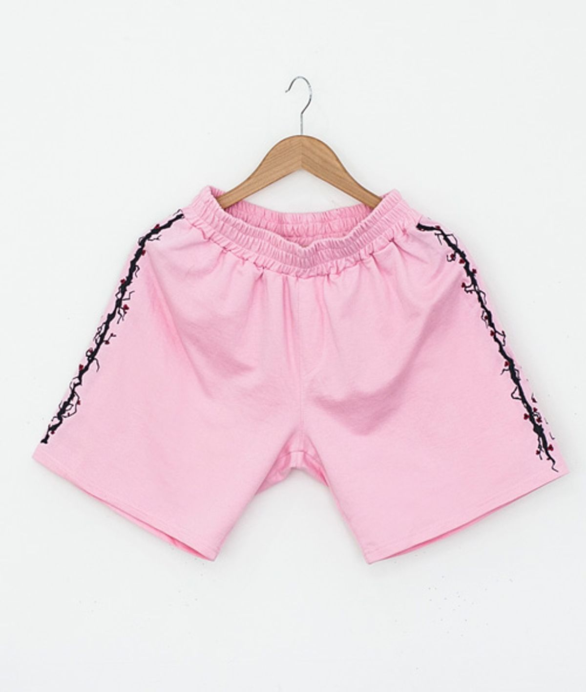 아시하(ASIHA) M [S/S] AsiHa 두줄 매화자수 반바지 PINK