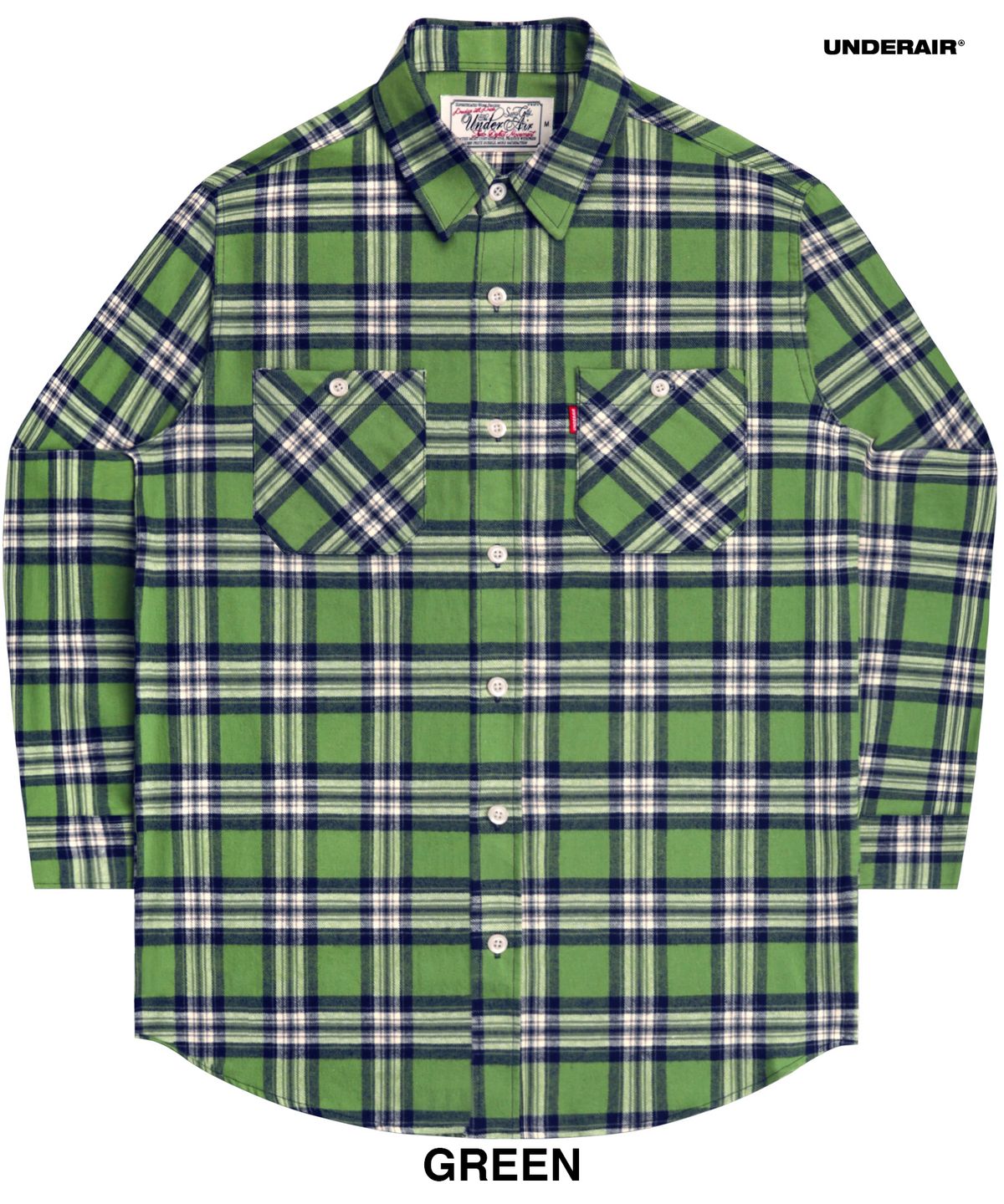 언더에어(UNDERAIR) [오버핏] ADVANTAGE RULE CHECK SHIRTS (3 COLOR)