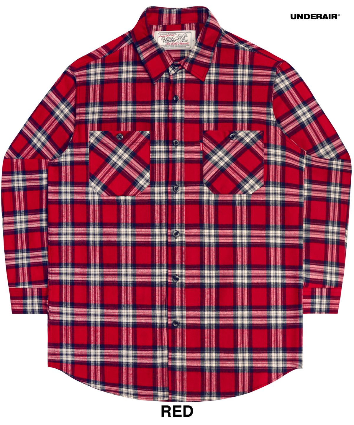언더에어(UNDERAIR) [오버핏] ADVANTAGE RULE CHECK SHIRTS (3 COLOR)
