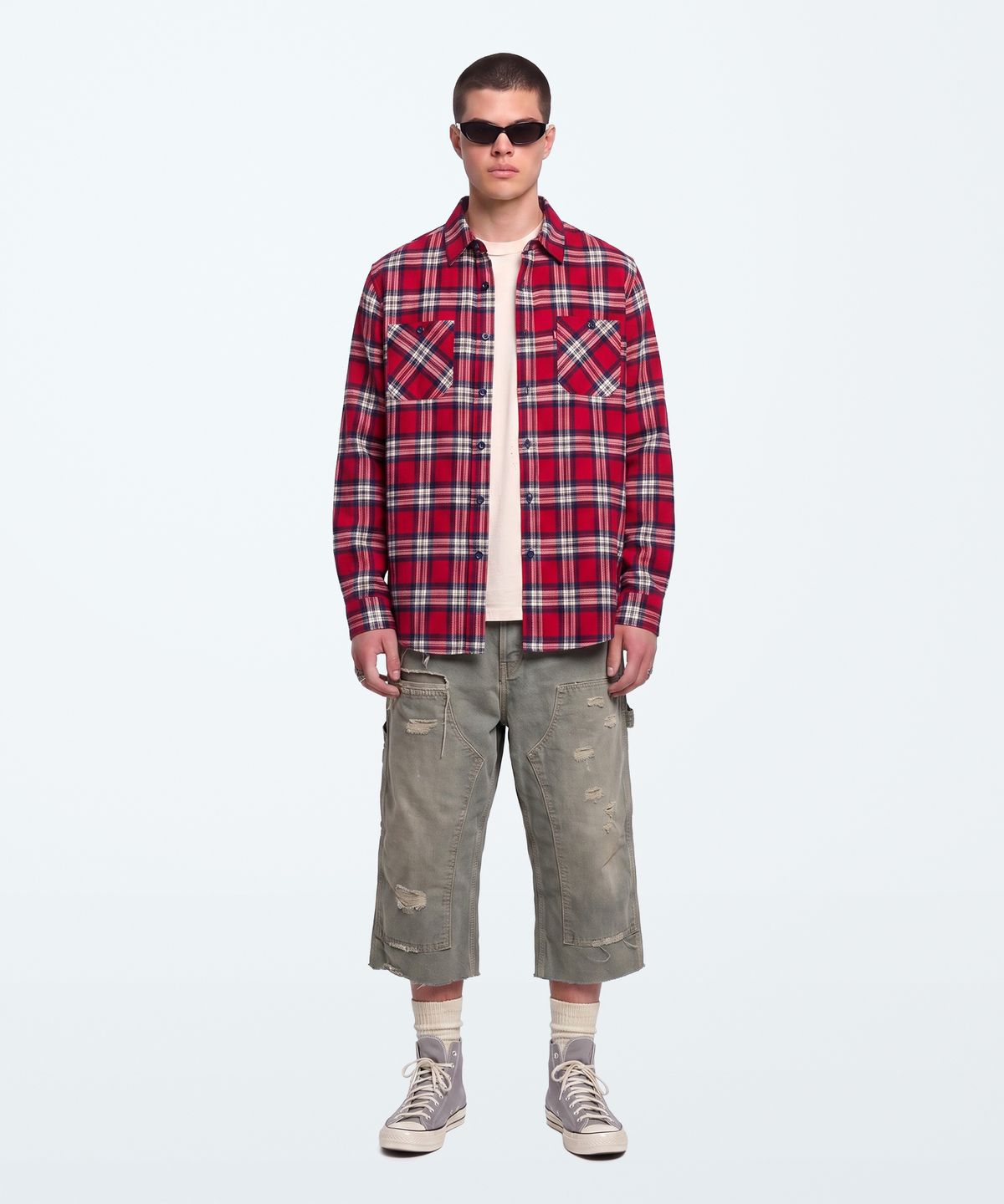 언더에어(UNDERAIR) [오버핏] ADVANTAGE RULE CHECK SHIRTS (3 COLOR)