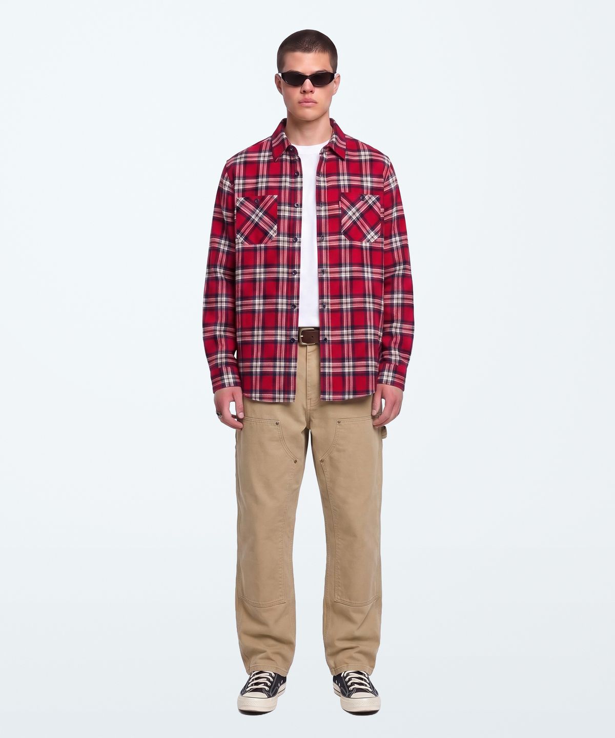 언더에어(UNDERAIR) [오버핏] ADVANTAGE RULE CHECK SHIRTS (3 COLOR)