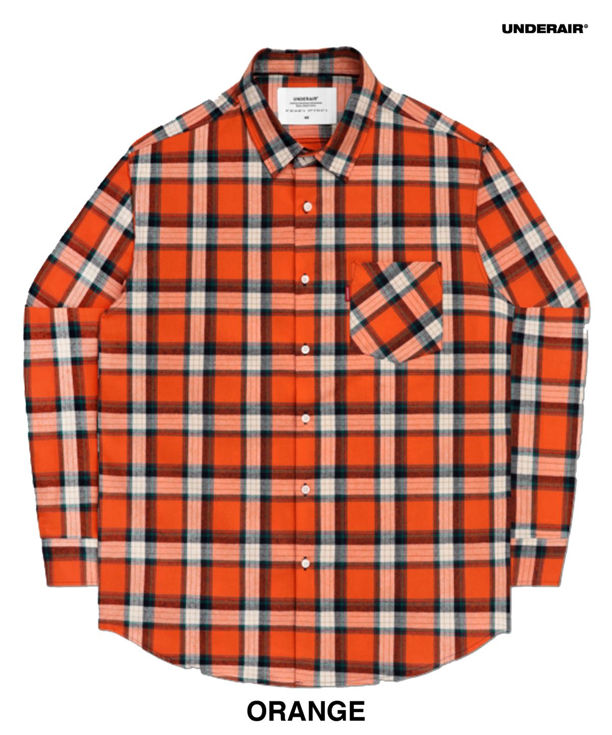 언더에어(UNDERAIR) [세미오버핏] California Dream Check Shirts (2 COLOR)