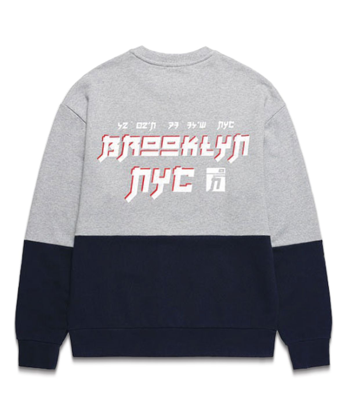 밴웍스(VANNWORKS) 절개배색 NYC 스웨트셔츠_그레이 (VNAGTS402)