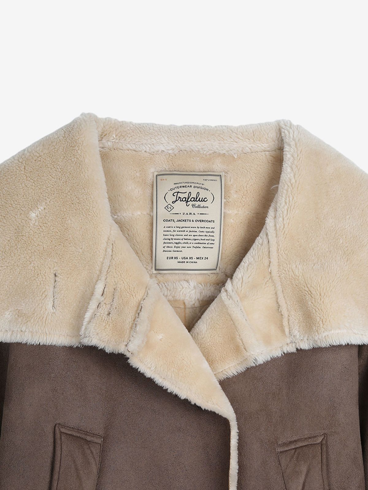 자라(ZARA) 포켓 무스탕