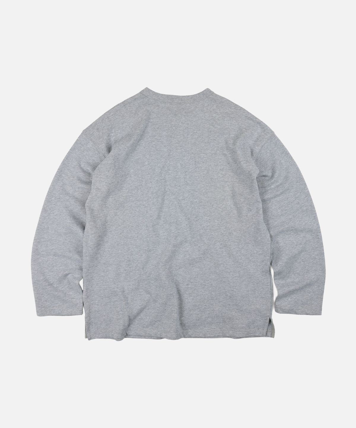 프리즘웍스(FRIZMWORKS) 10S SOLID HENLEY NECK TEE _ GRAY