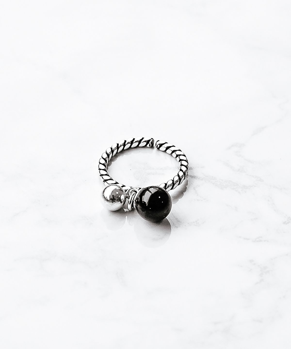 원이너프(ONE ENOUGH) Twin Ball Ring
