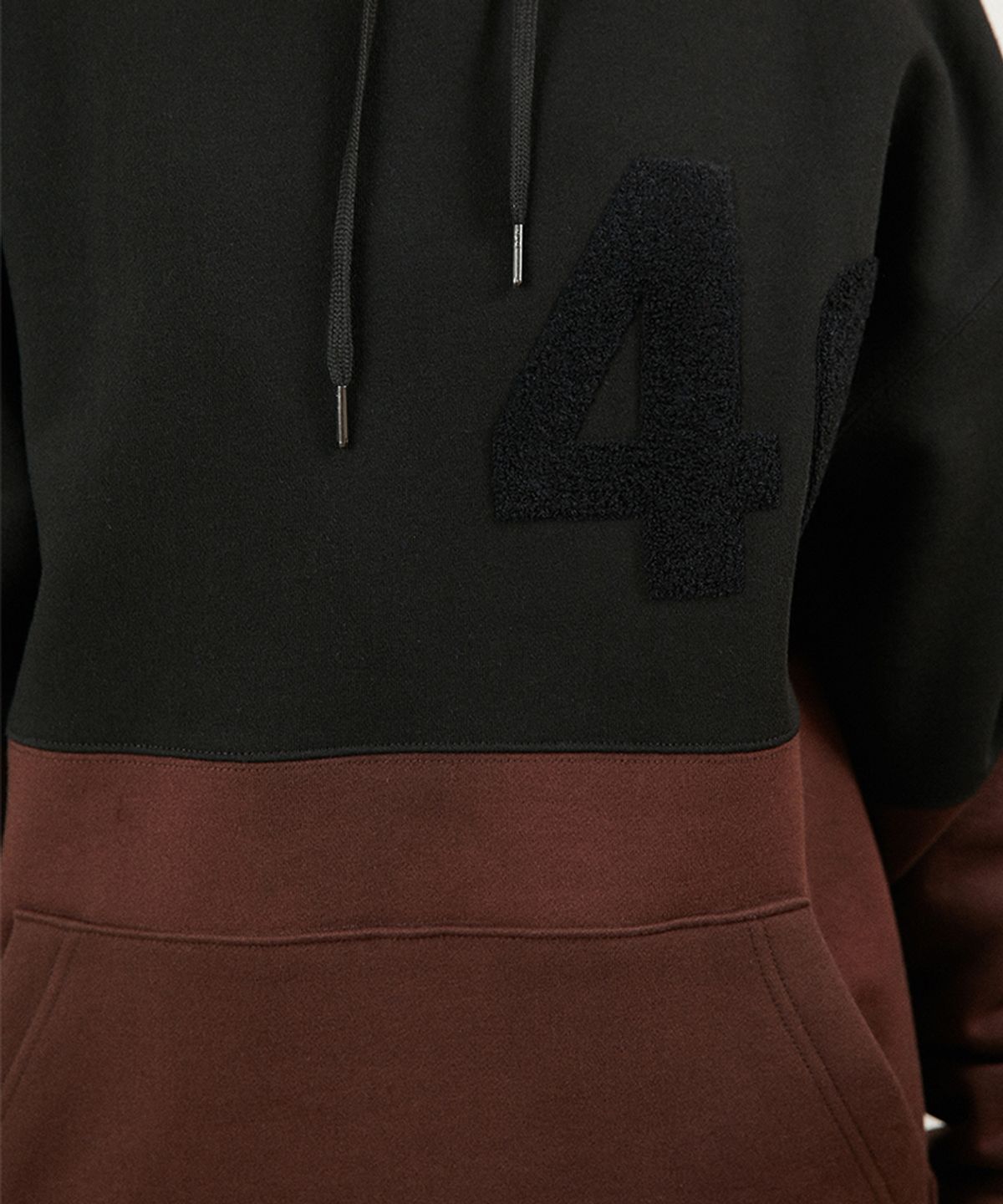 스텝온리(STAFFONLY) [기모]4C HOODIE(BLACK)