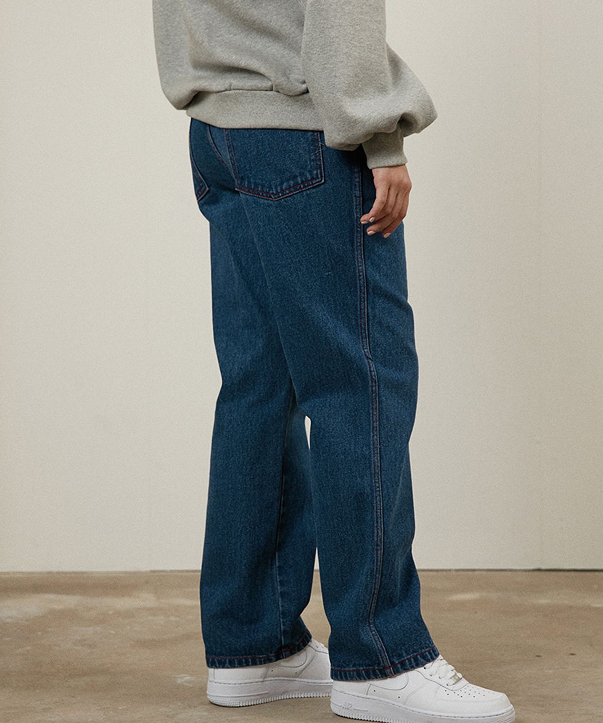 스텝온리(STAFFONLY) CLIMBER DENIM PANTS(BLUE)