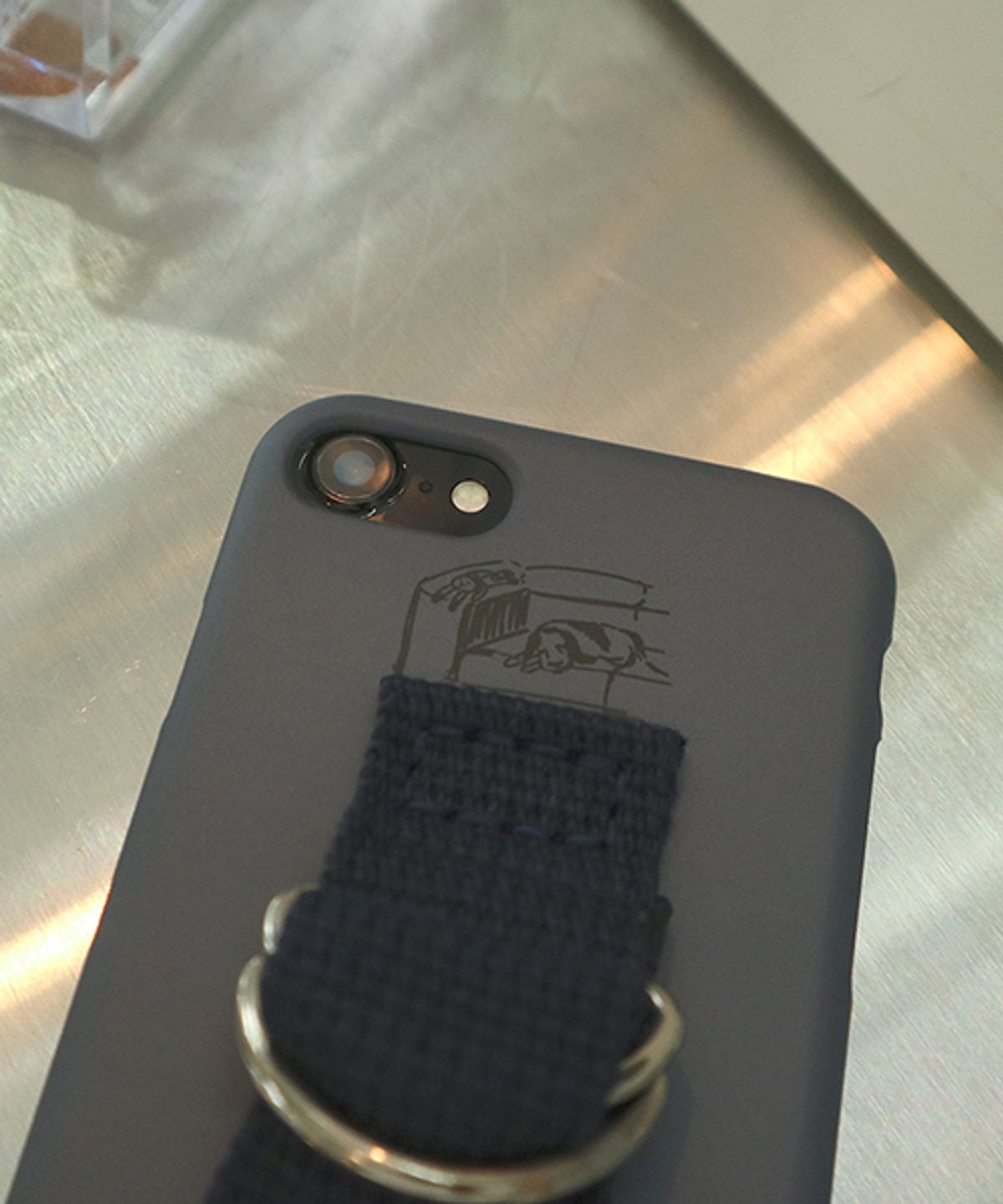 세컨드유니크네임(SECOND UNIQUE NAME) SUN CASE ORIONNAVY NAVY (ILLUST)