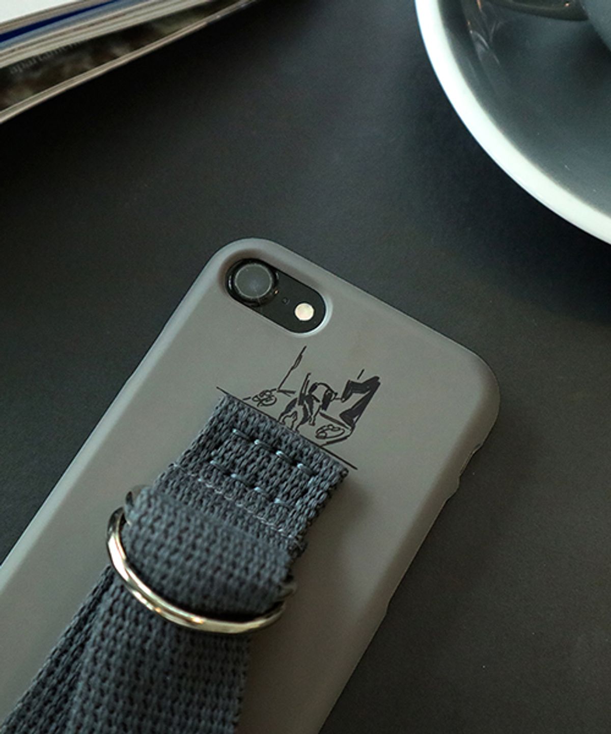 세컨드유니크네임(SECOND UNIQUE NAME) SUN CASE WARMGRAY DEEPGRAY (ILLUST)