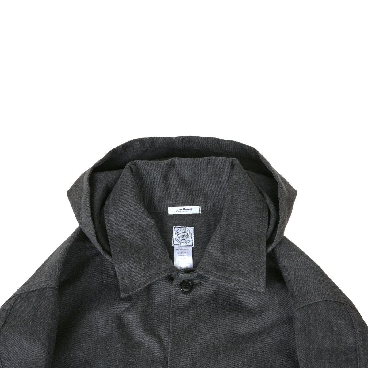 스웰맙(SWELLMOB) Swellmob hooded single coat -grey-