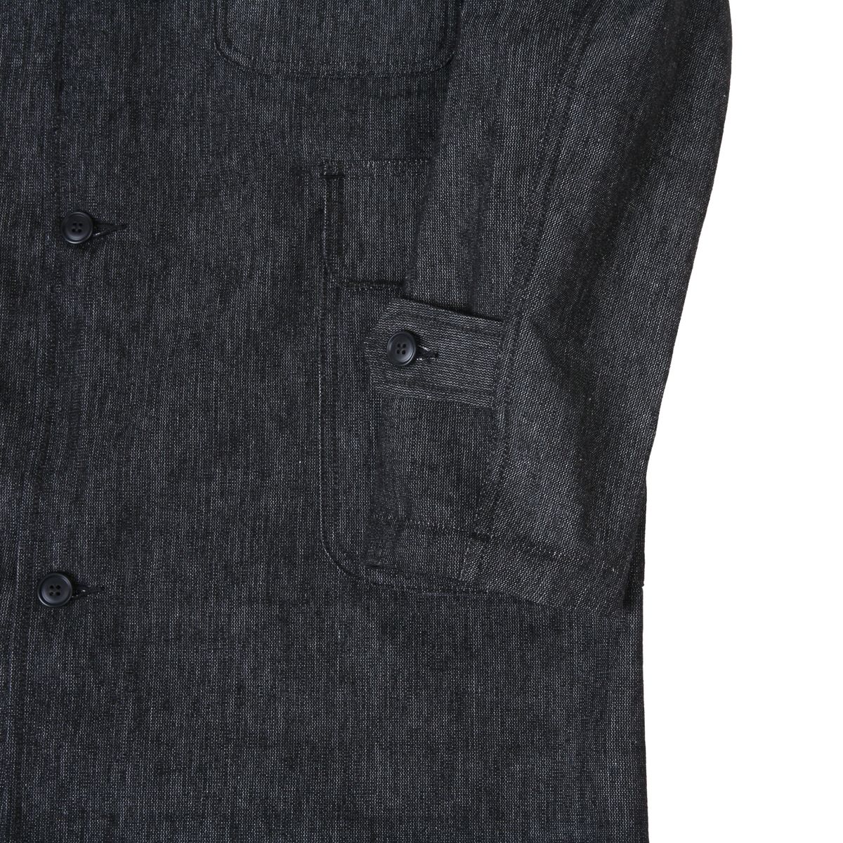 스웰맙(SWELLMOB) Swellmob hooded single coat -denim-