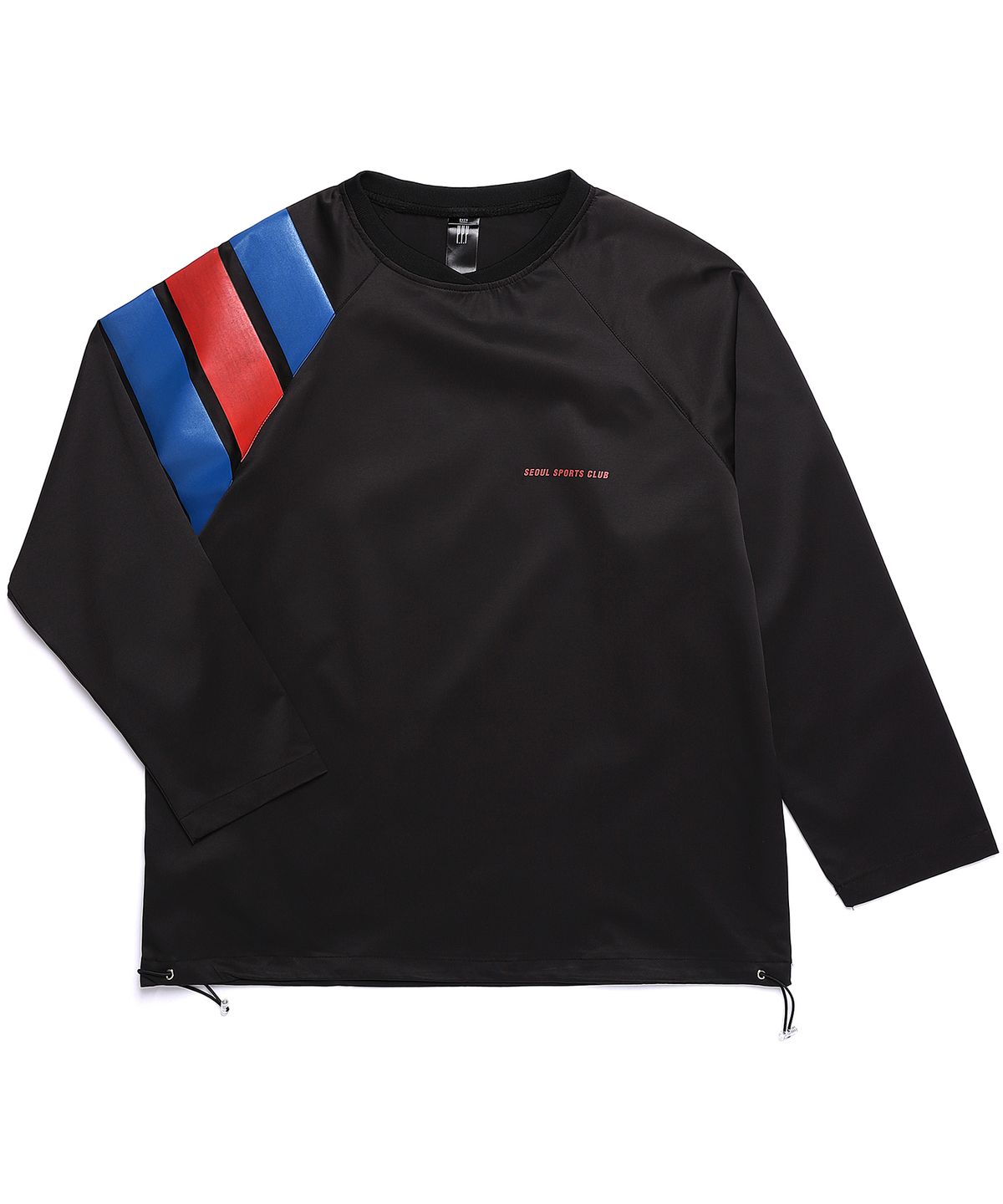 피피피(P.P.P) SPORTS CLUB RAGLAN PULLOVER (BLACK)