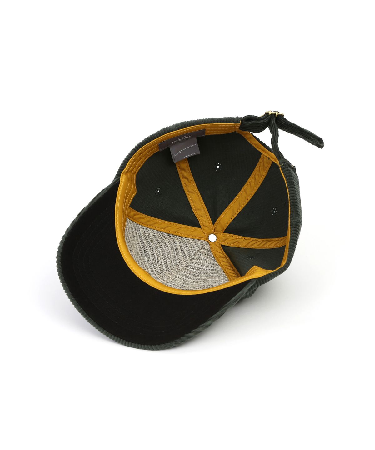 언더컨트롤 스튜디오(UNDERCONTROL STUDIO) 코듀로이 캐주얼 가을 겨울 남녀공용 야구모자 6PANNEL BALL CAP / CORDUROY / FOREST