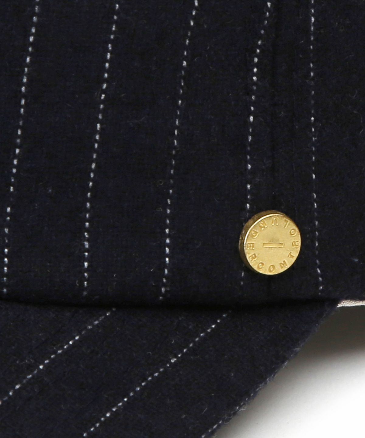언더컨트롤 스튜디오(UNDERCONTROL STUDIO) 사계절 베이직 캐주얼 남녀공용 야구모자 6PANNEL BALL CAP / MODS PIN STRIPE / NAVY
