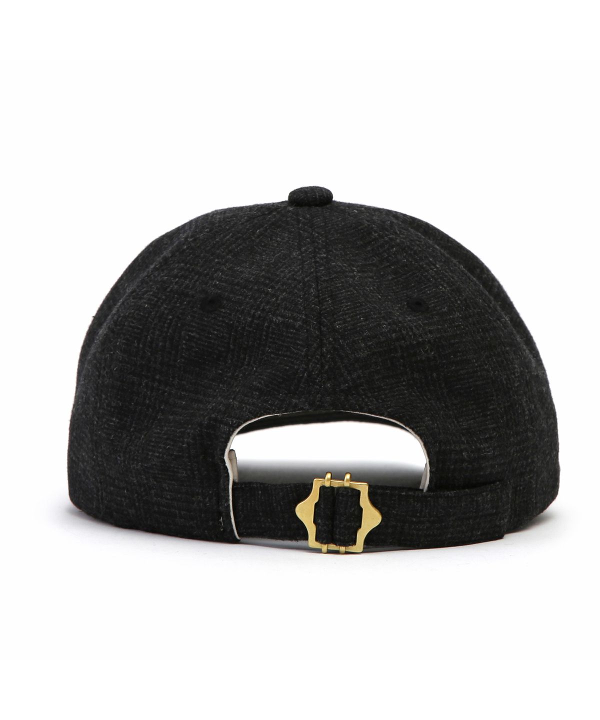 언더컨트롤 스튜디오(UNDERCONTROL STUDIO) 체크 가을 겨울 베이직 캐주얼 야구모자 6PANNEL BALL CAP / MODS GLEN / BLACK
