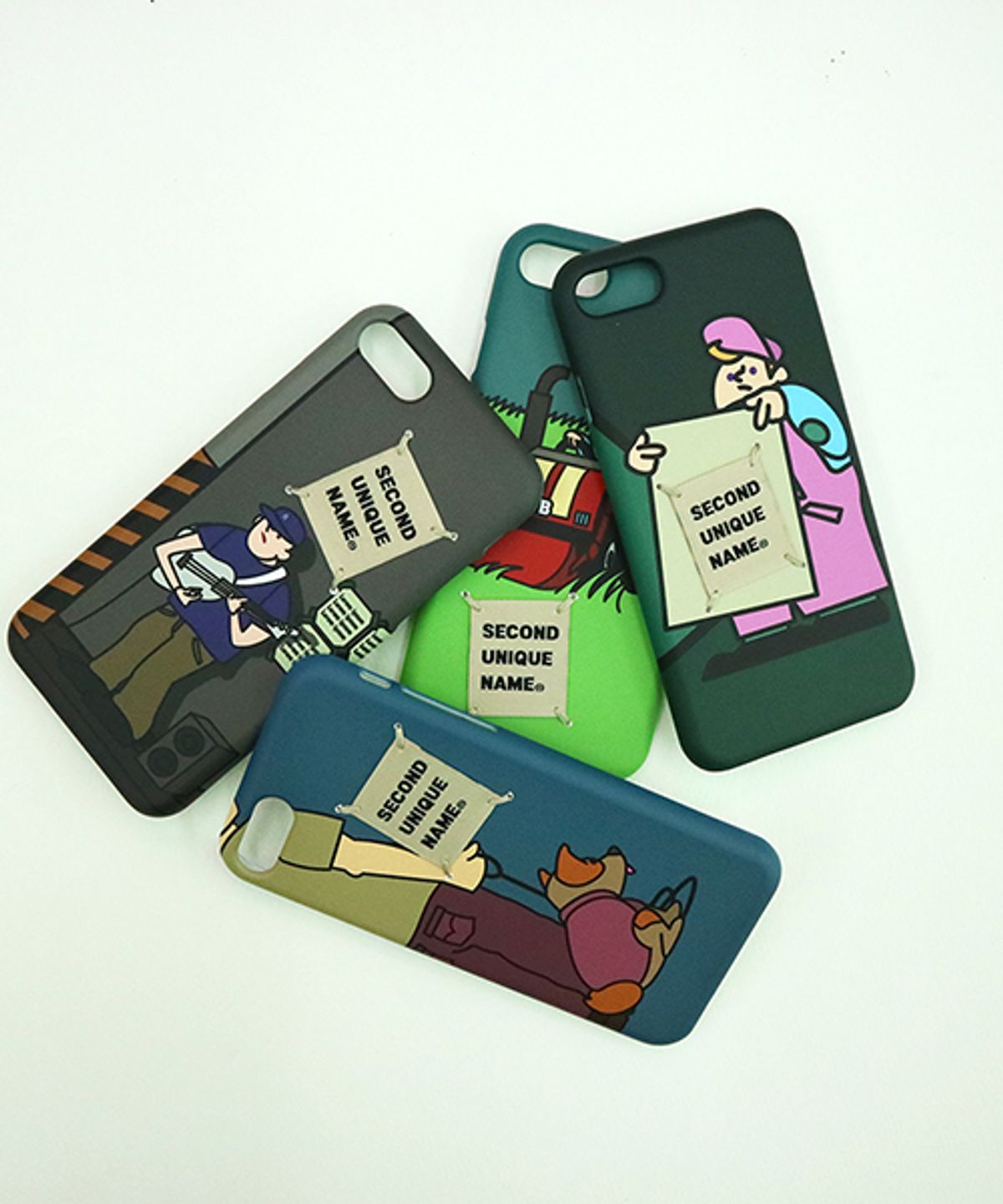 세컨드유니크네임(SECOND UNIQUE NAME) SUN CASE GRAPHIC GOD MAN (BEIGE TAG)