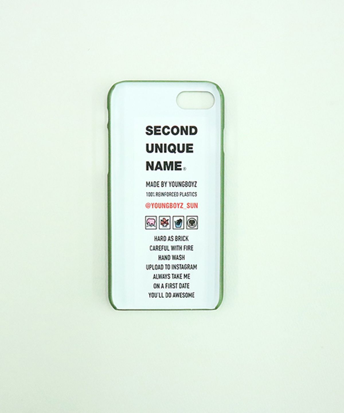 세컨드유니크네임(SECOND UNIQUE NAME) SUN CASE GRAPHIC STORY OF FALL KHAKI (BEIGE TAG)
