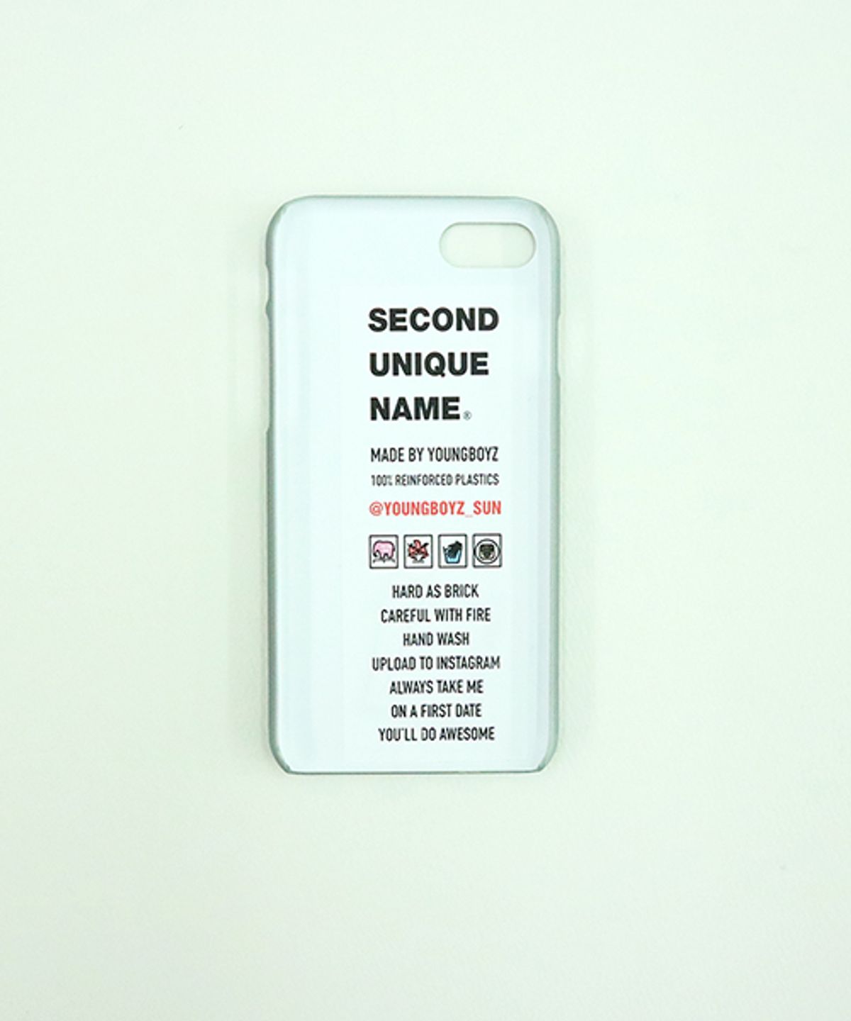 세컨드유니크네임(SECOND UNIQUE NAME) SUN CASE GRAPHIC STORY OF FALL WARMGRAY (BEIGE TAG)