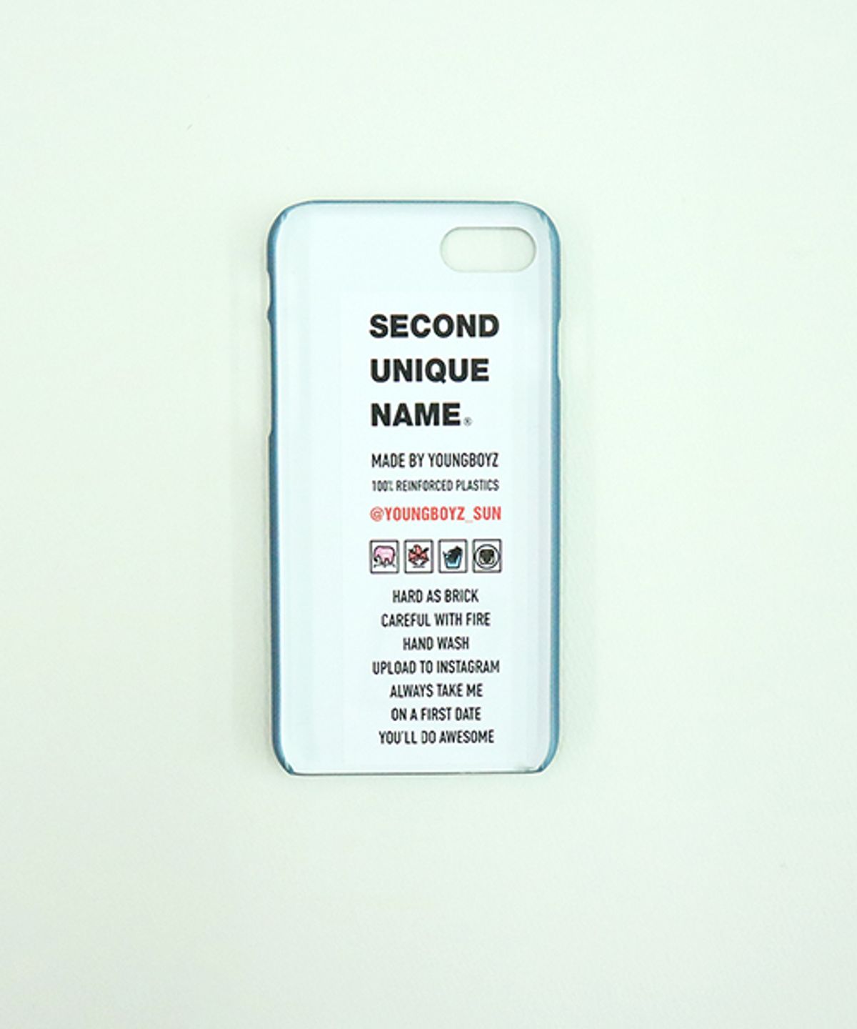 세컨드유니크네임(SECOND UNIQUE NAME) SUN CASE GRAPHIC STORY OF FALL ORIONNAVY (BEIGE TAG)