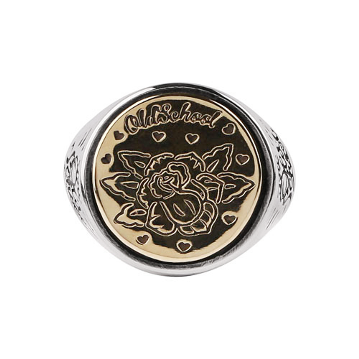 어나니머스아티즌(ANONYMOUS ARTISAN) Carving a seal Oldschool Ring - Rose