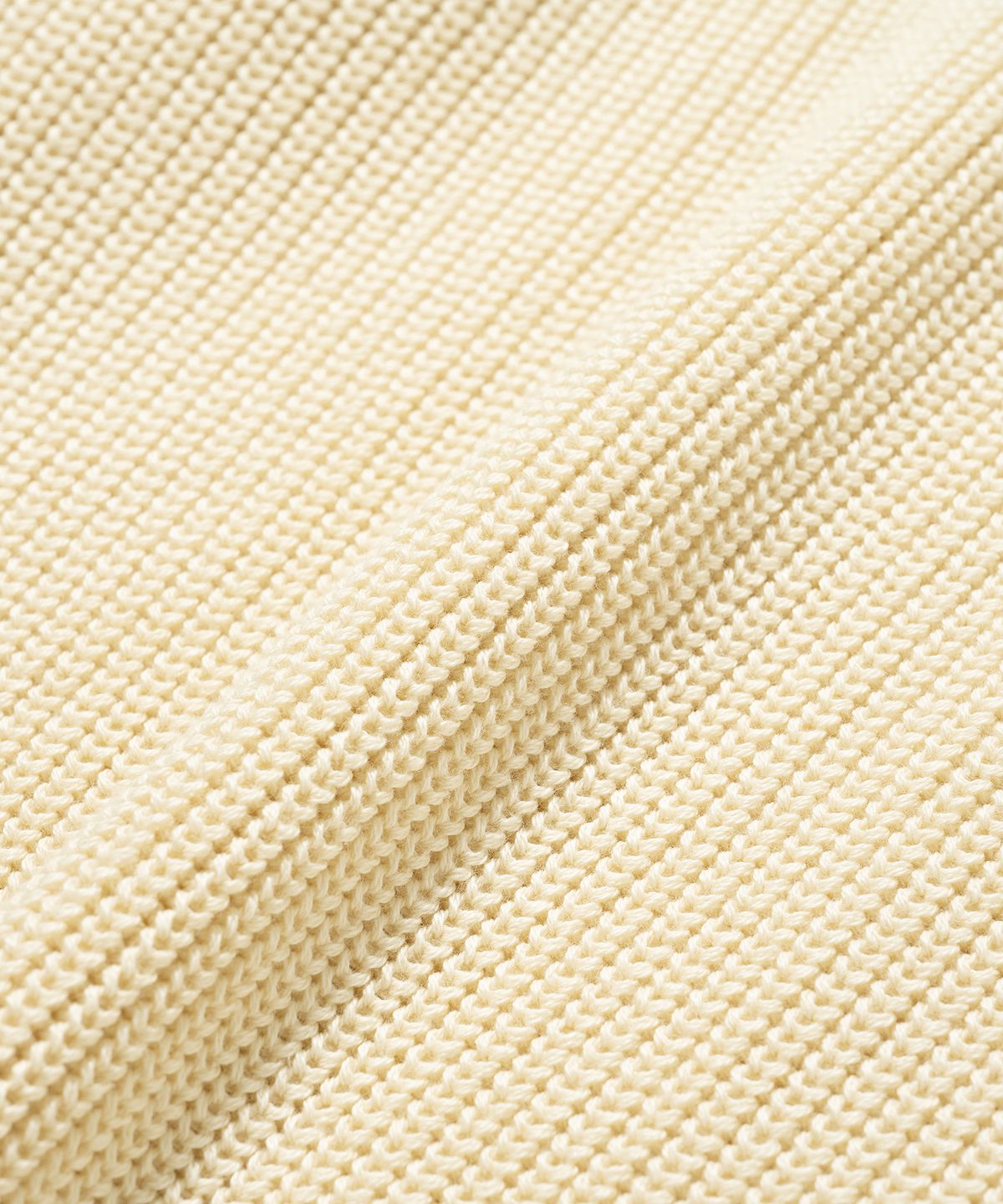 니티드(KNITTED) 소프트코튼 드랍숄더 와플 니트 OATMEAL