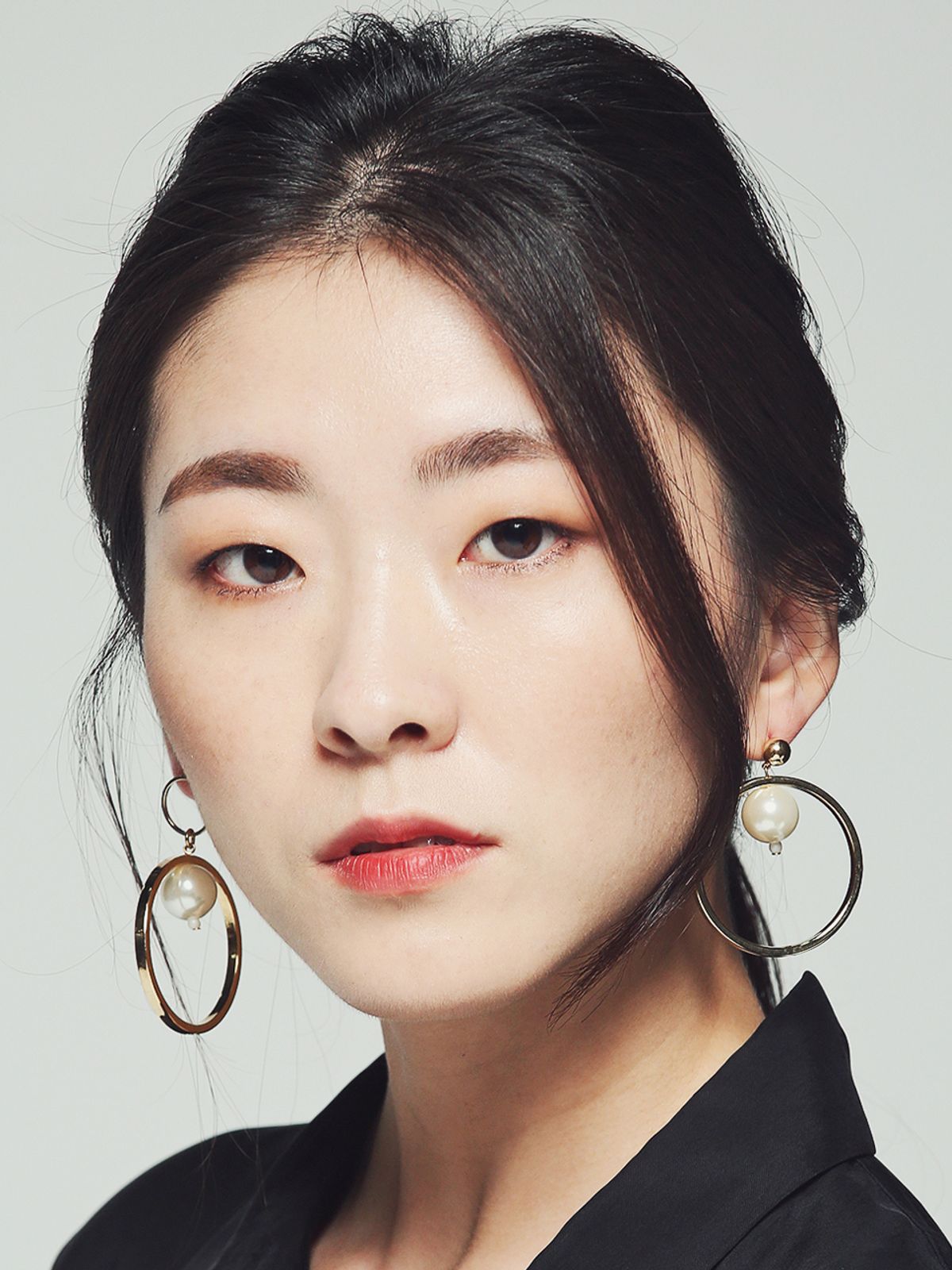 디토레(DITOLE) pearl in Oring earrings