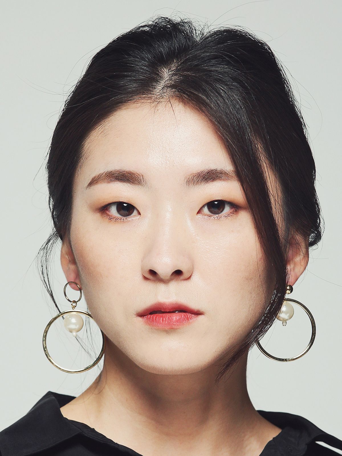 디토레(DITOLE) pearl in Oring earrings