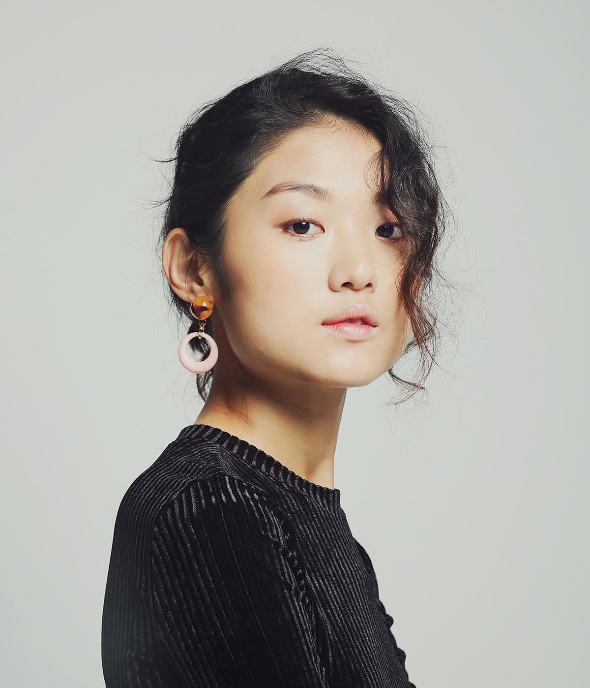 디토레(DITOLE) Pit-a -pat earrings Baby Pink
