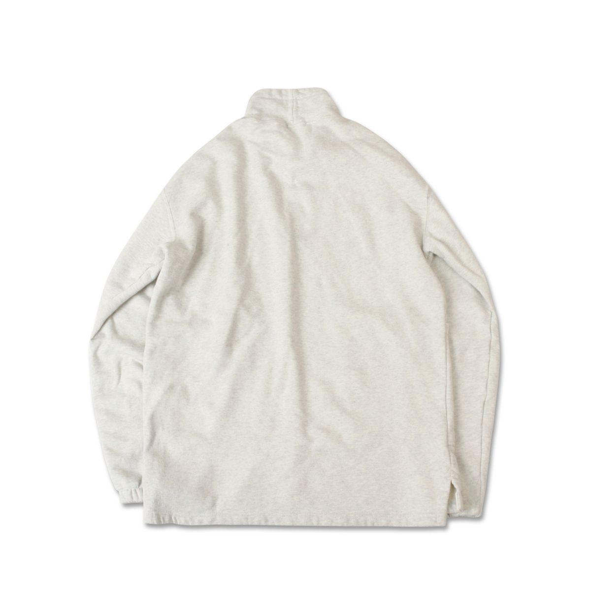 스웰맙(SWELLMOB) Swellmob mock-neck string sweat shirts -oatmeal-